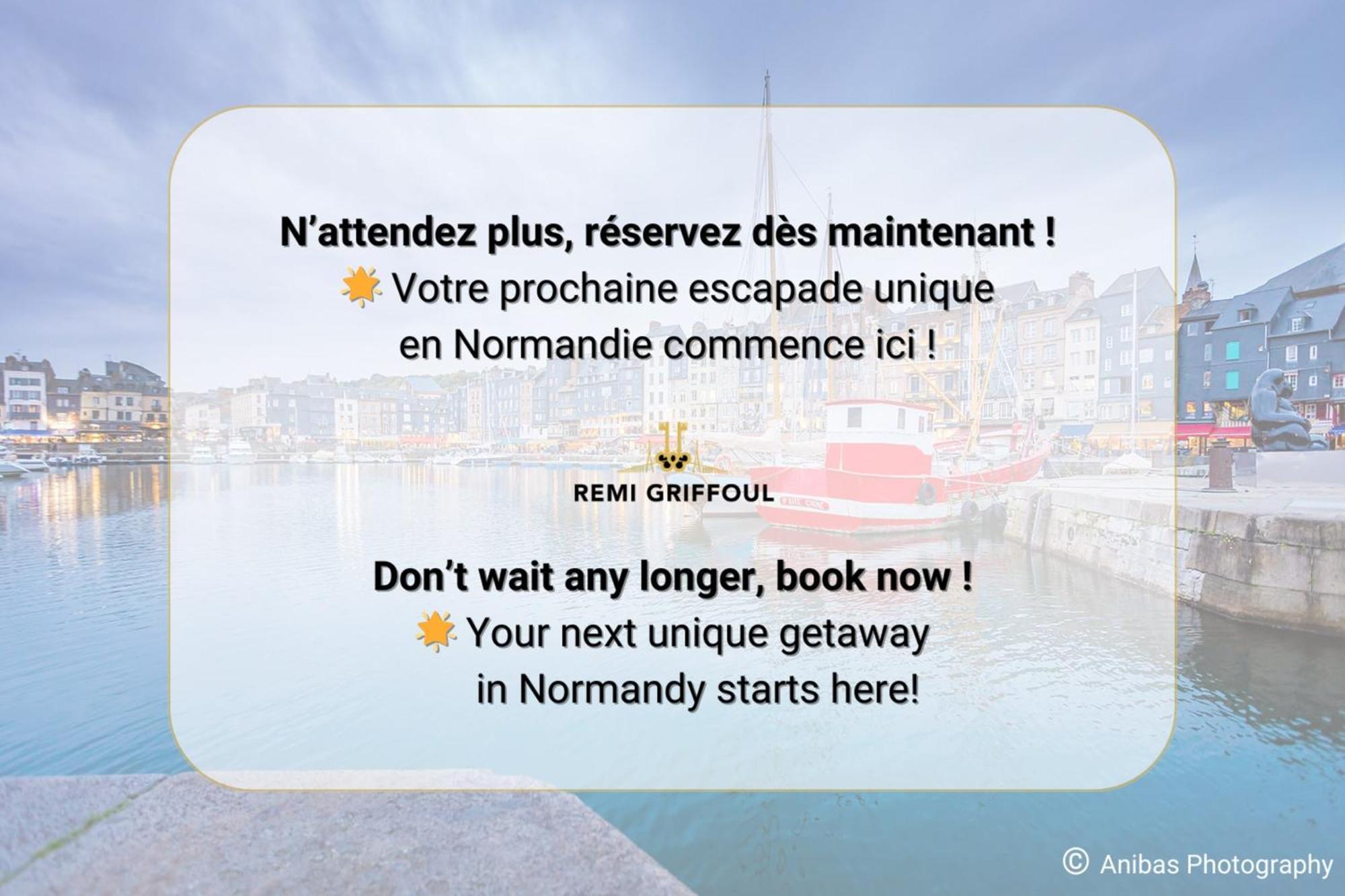 Emeraude Cozy Nest 3 Heart Of Historic District 2 Guests Honfleur Exterior photo