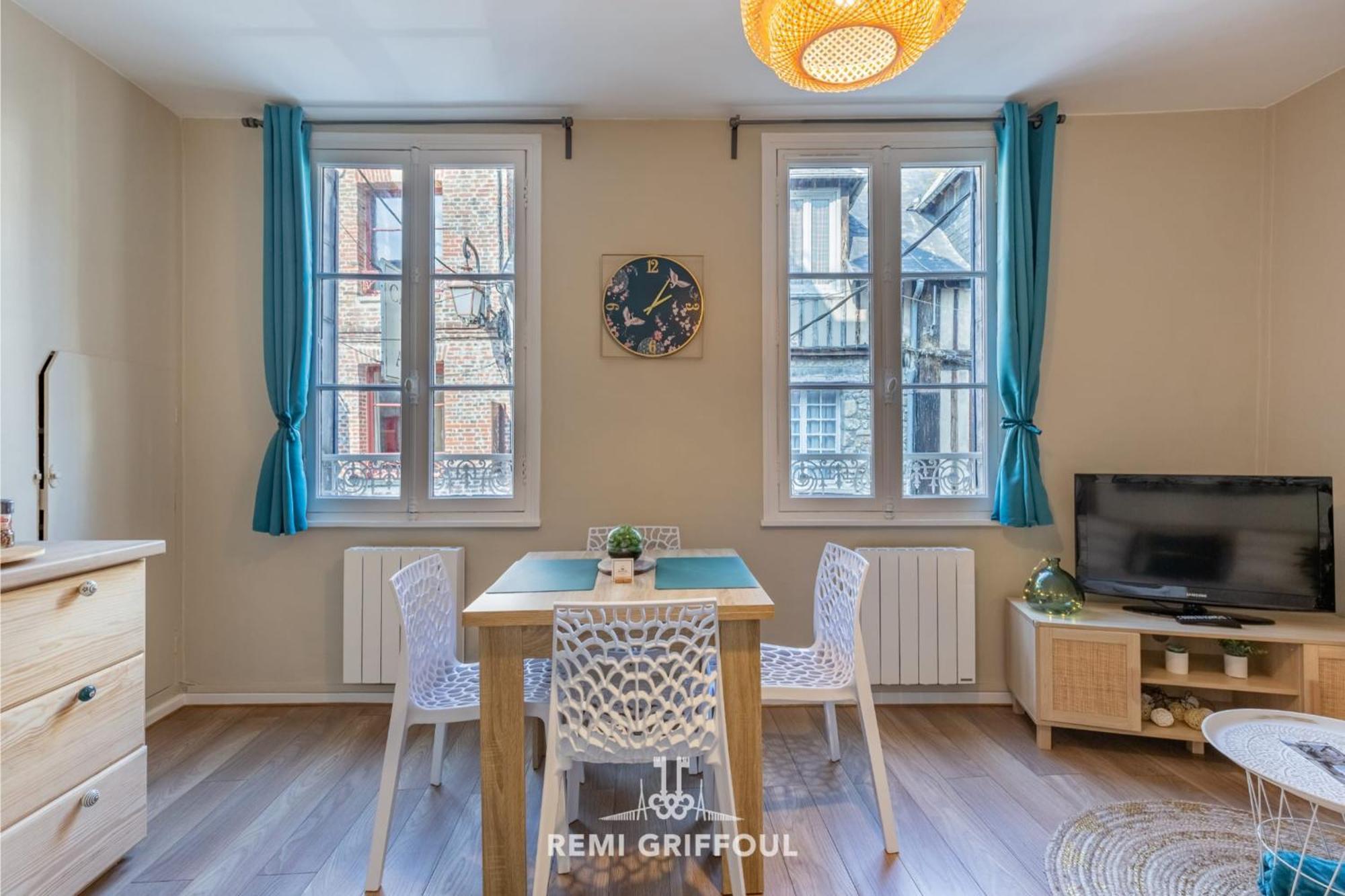 Emeraude Cozy Nest 3 Heart Of Historic District 2 Guests Honfleur Exterior photo